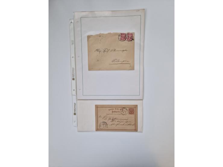 Berlin: 1817/1904,Stempel-Sammlung ab Vorphila mit ca. 280 Briefen, Karten und Ganzsachen mit vielen verschiedenen Stempeln i