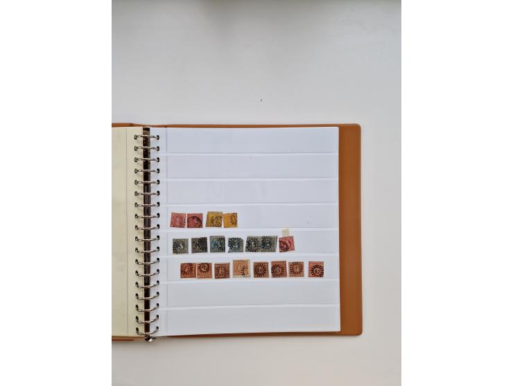 1849/1940 (ca.), meist ungebrauchte und gestempelte Sammlungspartie aus altem Bestand, dabei augenscheinlich kpl. ungebraucht