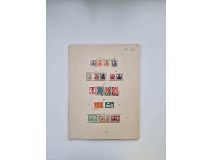 1849/1940 (ca.), meist ungebrauchte und gestempelte Sammlungspartie aus altem Bestand, dabei augenscheinlich kpl. ungebraucht