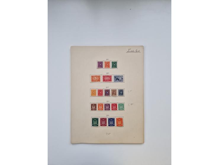 1849/1940 (ca.), meist ungebrauchte und gestempelte Sammlungspartie aus altem Bestand, dabei augenscheinlich kpl. ungebraucht