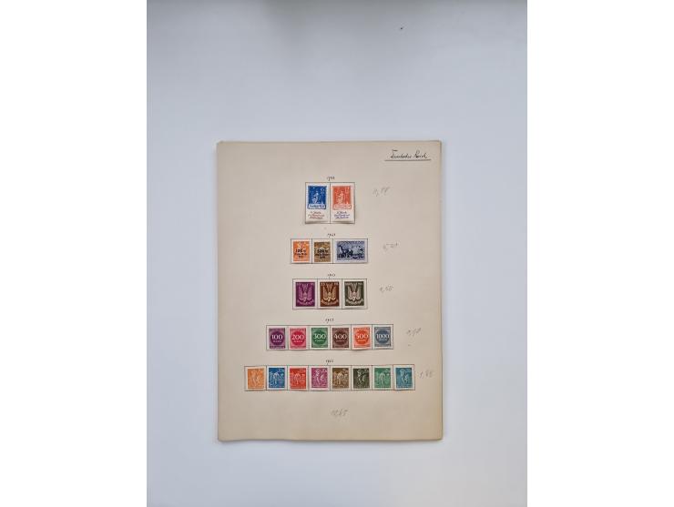 1849/1940 (ca.), meist ungebrauchte und gestempelte Sammlungspartie aus altem Bestand, dabei augenscheinlich kpl. ungebraucht