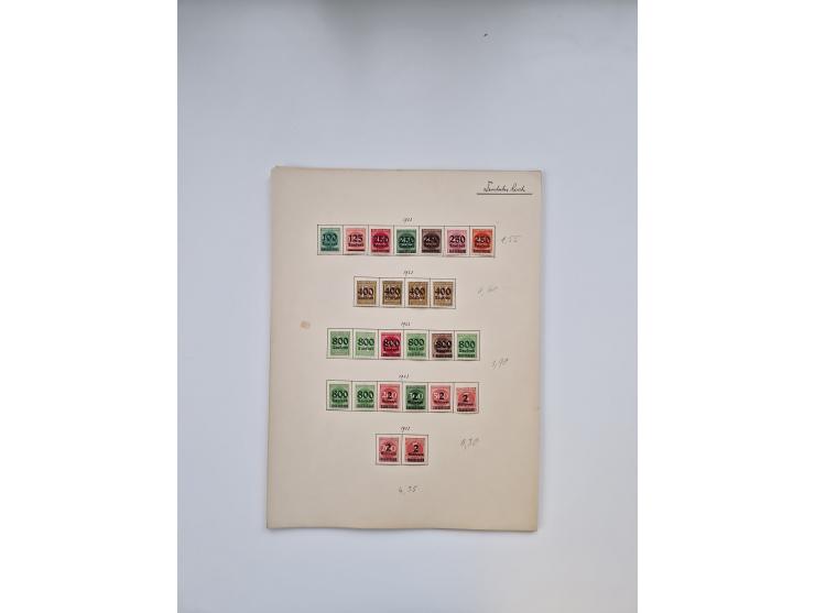 1849/1940 (ca.), meist ungebrauchte und gestempelte Sammlungspartie aus altem Bestand, dabei augenscheinlich kpl. ungebraucht