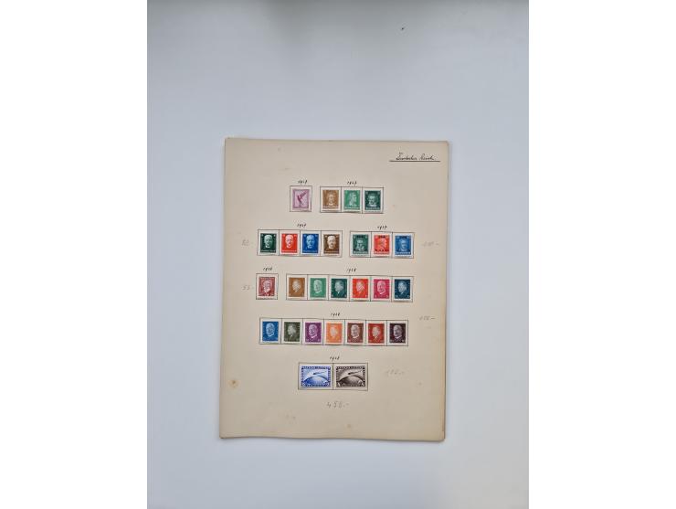 1849/1940 (ca.), meist ungebrauchte und gestempelte Sammlungspartie aus altem Bestand, dabei augenscheinlich kpl. ungebraucht