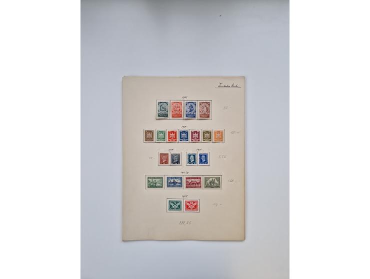 1849/1940 (ca.), meist ungebrauchte und gestempelte Sammlungspartie aus altem Bestand, dabei augenscheinlich kpl. ungebraucht
