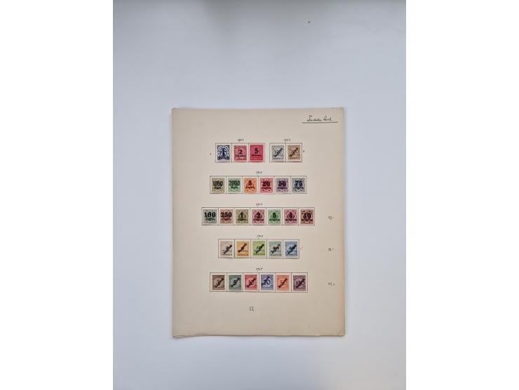 1849/1940 (ca.), meist ungebrauchte und gestempelte Sammlungspartie aus altem Bestand, dabei augenscheinlich kpl. ungebraucht