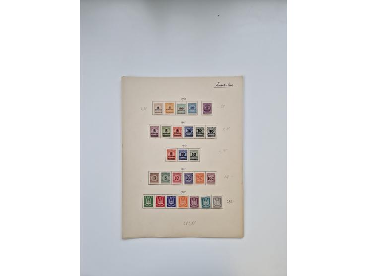1849/1940 (ca.), meist ungebrauchte und gestempelte Sammlungspartie aus altem Bestand, dabei augenscheinlich kpl. ungebraucht