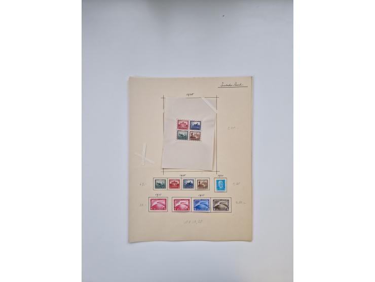 1849/1940 (ca.), meist ungebrauchte und gestempelte Sammlungspartie aus altem Bestand, dabei augenscheinlich kpl. ungebraucht