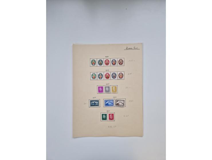 1849/1940 (ca.), meist ungebrauchte und gestempelte Sammlungspartie aus altem Bestand, dabei augenscheinlich kpl. ungebraucht