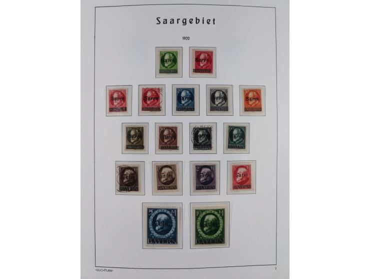 1920/59, in den Hauptnummern komplette, meist ungebrauchte Sammlung inkl. Dienstmarken, dabei u.a. Mi.-Nr. 1-17, 18-31, 124-3