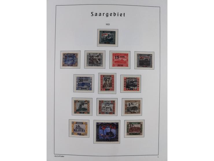 1920/59, in den Hauptnummern komplette, meist ungebrauchte Sammlung inkl. Dienstmarken, dabei u.a. Mi.-Nr. 1-17, 18-31, 124-3