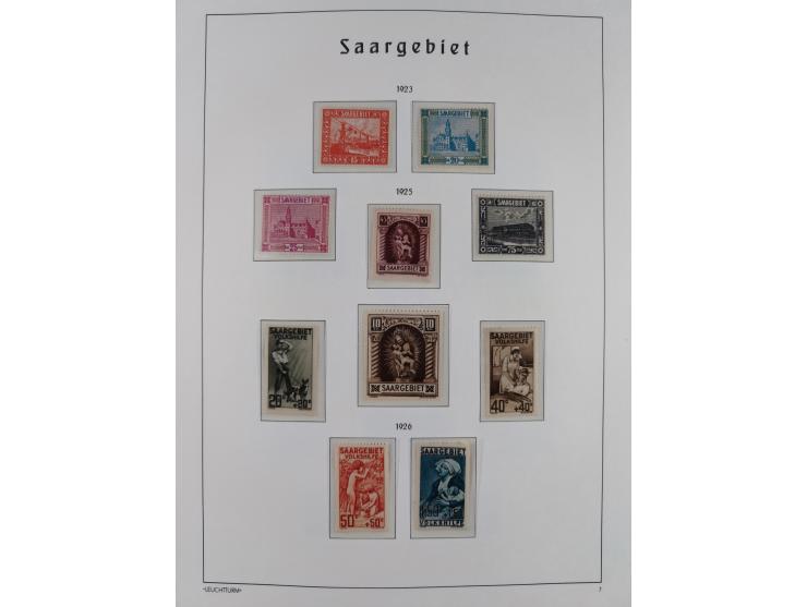 1920/59, in den Hauptnummern komplette, meist ungebrauchte Sammlung inkl. Dienstmarken, dabei u.a. Mi.-Nr. 1-17, 18-31, 124-3