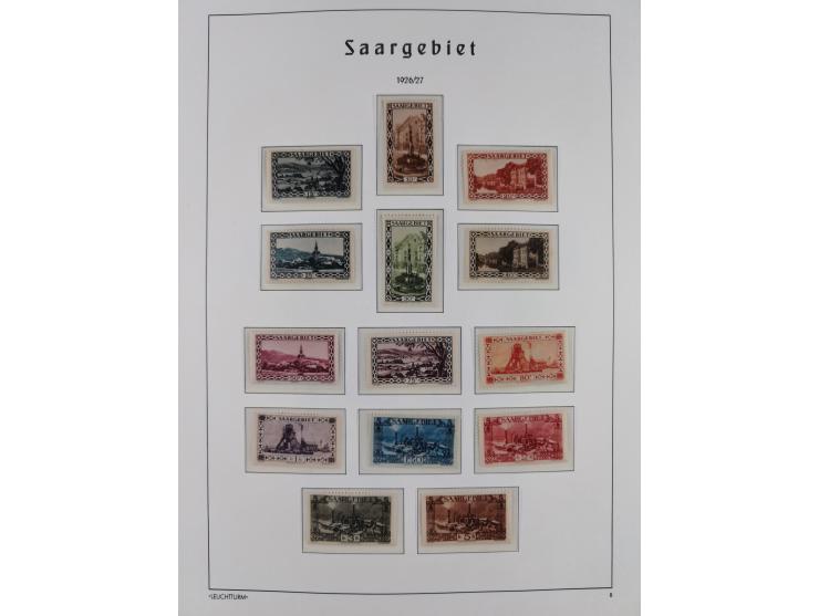 1920/59, in den Hauptnummern komplette, meist ungebrauchte Sammlung inkl. Dienstmarken, dabei u.a. Mi.-Nr. 1-17, 18-31, 124-3