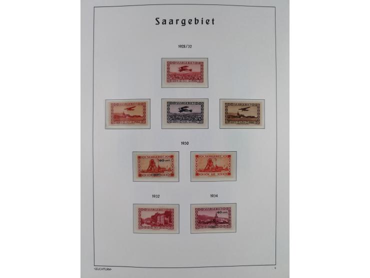 1920/59, in den Hauptnummern komplette, meist ungebrauchte Sammlung inkl. Dienstmarken, dabei u.a. Mi.-Nr. 1-17, 18-31, 124-3