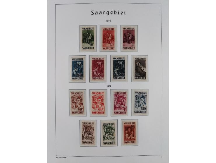 1920/59, in den Hauptnummern komplette, meist ungebrauchte Sammlung inkl. Dienstmarken, dabei u.a. Mi.-Nr. 1-17, 18-31, 124-3