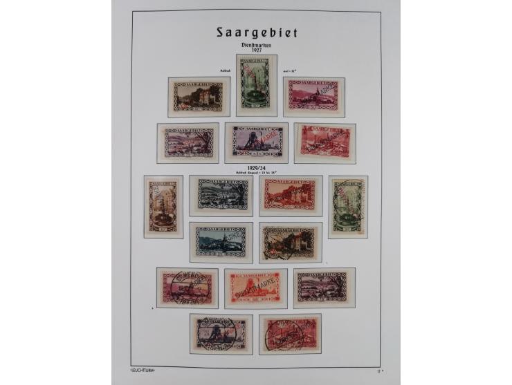 1920/59, in den Hauptnummern komplette, meist ungebrauchte Sammlung inkl. Dienstmarken, dabei u.a. Mi.-Nr. 1-17, 18-31, 124-3