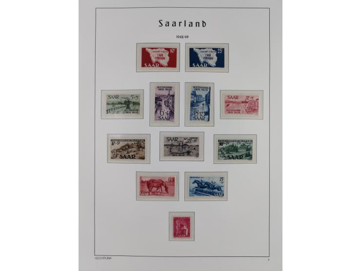 1920/59, in den Hauptnummern komplette, meist ungebrauchte Sammlung inkl. Dienstmarken, dabei u.a. Mi.-Nr. 1-17, 18-31, 124-3