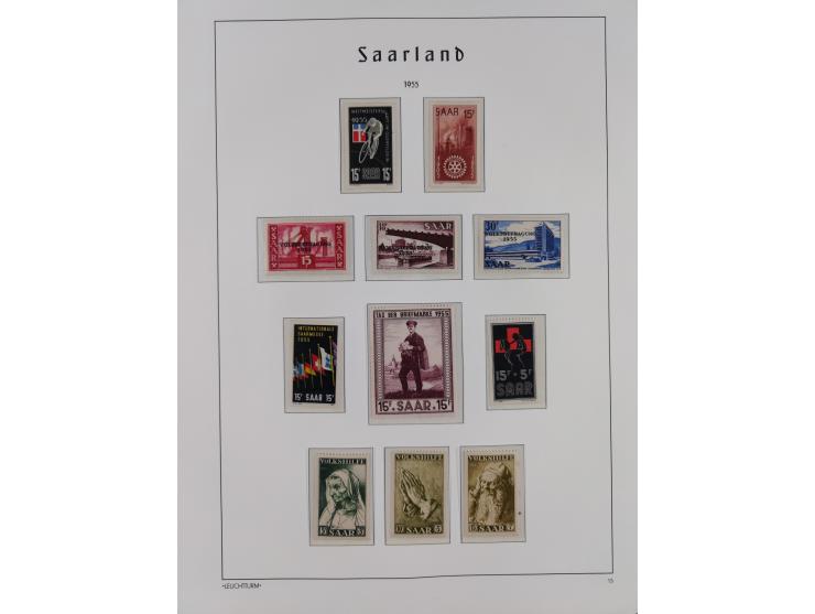 1920/59, in den Hauptnummern komplette, meist ungebrauchte Sammlung inkl. Dienstmarken, dabei u.a. Mi.-Nr. 1-17, 18-31, 124-3