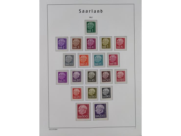 1920/59, in den Hauptnummern komplette, meist ungebrauchte Sammlung inkl. Dienstmarken, dabei u.a. Mi.-Nr. 1-17, 18-31, 124-3