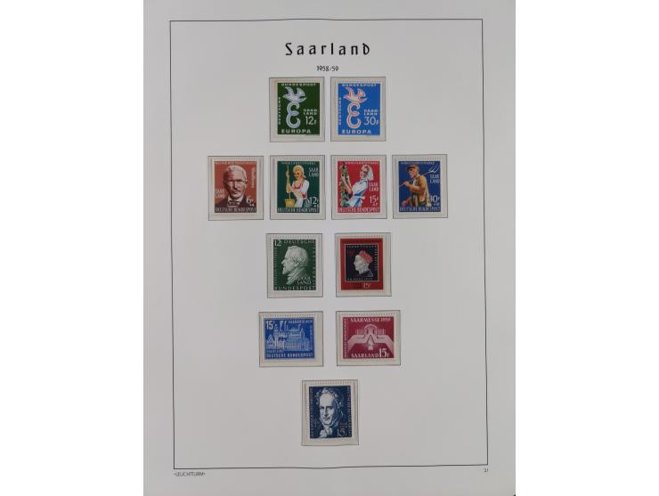 1920/59, in den Hauptnummern komplette, meist ungebrauchte Sammlung inkl. Dienstmarken, dabei u.a. Mi.-Nr. 1-17, 18-31, 124-3