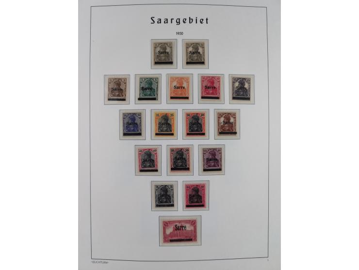 1920/59, in den Hauptnummern komplette, meist ungebrauchte Sammlung inkl. Dienstmarken, dabei u.a. Mi.-Nr. 1-17, 18-31, 124-3