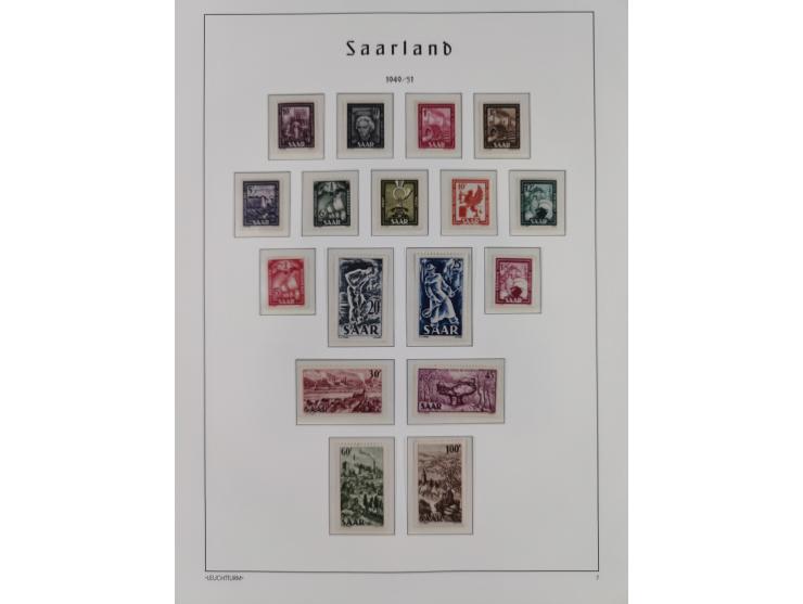 1920/59, in den Hauptnummern komplette, meist ungebrauchte Sammlung inkl. Dienstmarken, dabei u.a. Mi.-Nr. 1-17, 18-31, 124-3