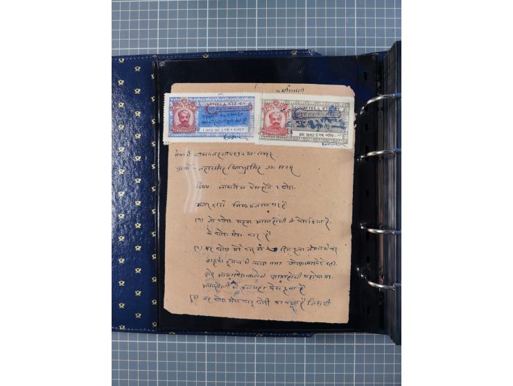 MEWAR UDAIPUR: Interesting group of more than70 Documents with Court-Fee stamps, usual condition