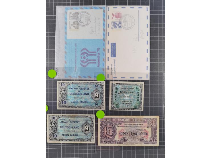 1930/60 (ca.), diverse Briefe und Karten aus bzw. nach Berlin, etwas Ausland, Zensuren usw., meist aus dem Bedarf. Dazu lose 