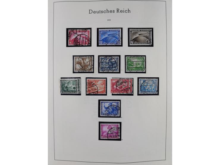 1872/1945, gestempelte Sammlung inkl. Dienstmarken ab Mi.-Nr. 1 mit schönem Brustschild-Teil, Mi.-Nr. 66 II (FA Jäschke-L. BP