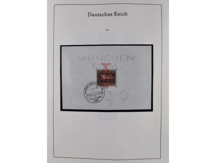 1872/1945, gestempelte Sammlung inkl. Dienstmarken ab Mi.-Nr. 1 mit schönem Brustschild-Teil, Mi.-Nr. 66 II (FA Jäschke-L. BP