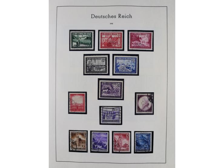 1872/1945, gestempelte Sammlung inkl. Dienstmarken ab Mi.-Nr. 1 mit schönem Brustschild-Teil, Mi.-Nr. 66 II (FA Jäschke-L. BP