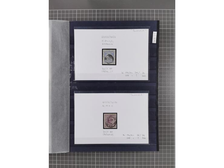 1843/1940 (ca.) kleine Partie im Steckbuch, dabei Brasilien Mi. 1 und Paar Mi. 6, Sperati-Fälschung Zürich 2, Penny Black, Al