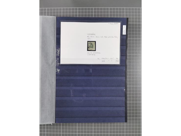 1843/1940 (ca.) kleine Partie im Steckbuch, dabei Brasilien Mi. 1 und Paar Mi. 6, Sperati-Fälschung Zürich 2, Penny Black, Al