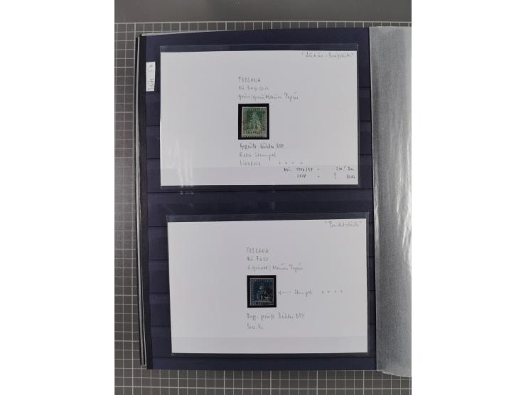 1843/1940 (ca.) kleine Partie im Steckbuch, dabei Brasilien Mi. 1 und Paar Mi. 6, Sperati-Fälschung Zürich 2, Penny Black, Al