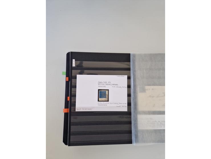 SIGMARINGEN: 1823/2000 (ca.), Heimatssammlung &nbsp;in 14 Steckbüchern, mit einigen hundert Briefen, Karten und Ganzsachen (v