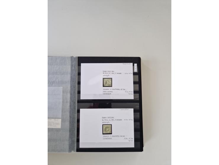 SIGMARINGEN: 1823/2000 (ca.), Heimatssammlung &nbsp;in 14 Steckbüchern, mit einigen hundert Briefen, Karten und Ganzsachen (v