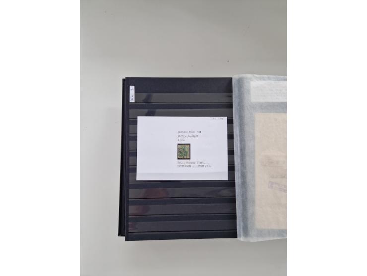 SIGMARINGEN: 1823/2000 (ca.), Heimatssammlung &nbsp;in 14 Steckbüchern, mit einigen hundert Briefen, Karten und Ganzsachen (v