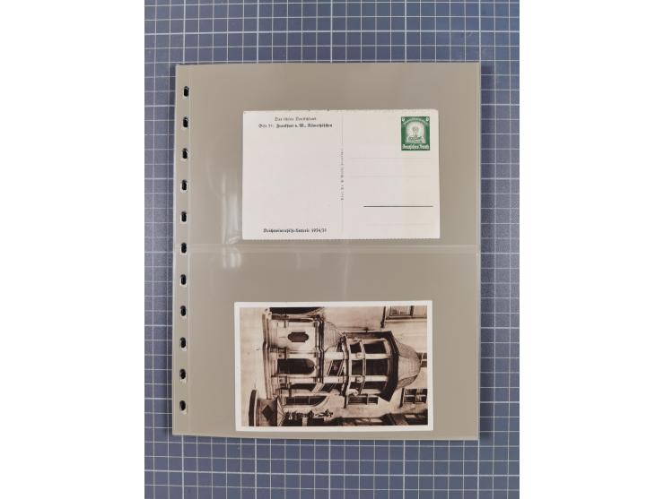 Frankfurt: 1900/89, interessante Sammlung von Bild-Ganzsachen und Ganzsachen mit Zudrucken aus Frankfurt, ungebraucht und geb