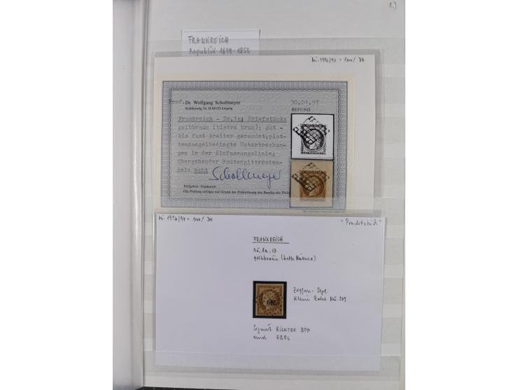 1800/1980(ca.), reichhaltige gestempelte Partie mit Marken und vielen Briefen (meist bis 1900) in 7 Steckbüchern und 2 Ordner