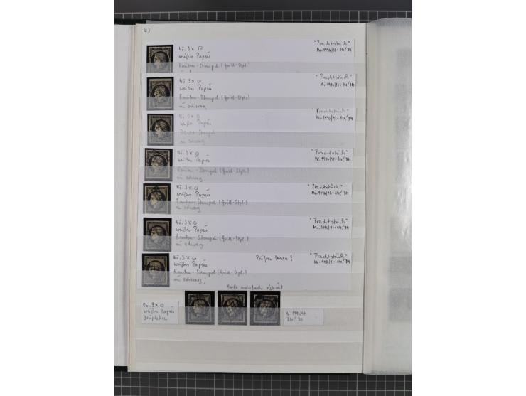 1800/1980(ca.), reichhaltige gestempelte Partie mit Marken und vielen Briefen (meist bis 1900) in 7 Steckbüchern und 2 Ordner