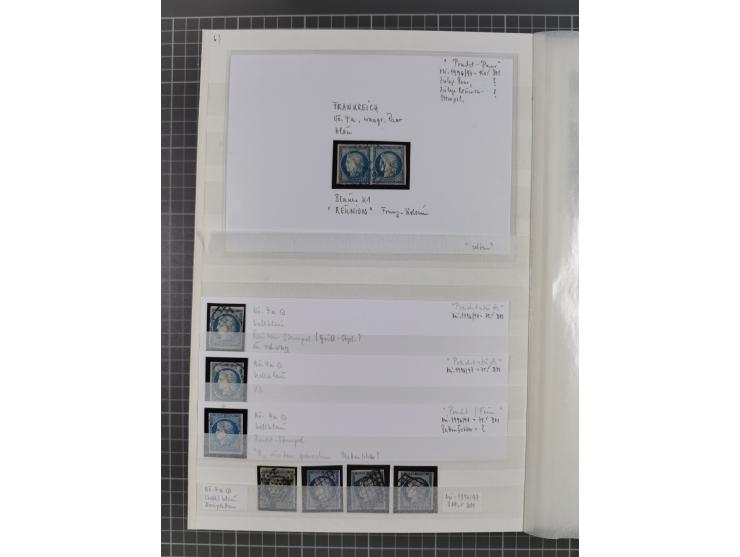 1800/1980(ca.), reichhaltige gestempelte Partie mit Marken und vielen Briefen (meist bis 1900) in 7 Steckbüchern und 2 Ordner