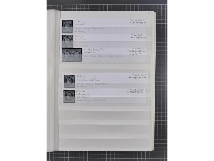 1800/1980(ca.), reichhaltige gestempelte Partie mit Marken und vielen Briefen (meist bis 1900) in 7 Steckbüchern und 2 Ordner