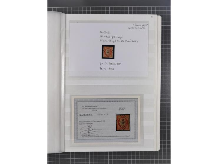 1800/1980(ca.), reichhaltige gestempelte Partie mit Marken und vielen Briefen (meist bis 1900) in 7 Steckbüchern und 2 Ordner