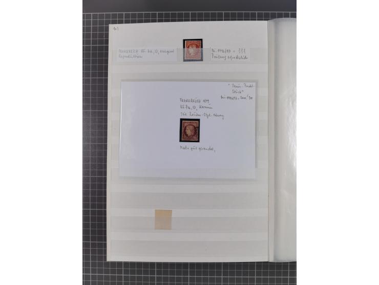 1800/1980(ca.), reichhaltige gestempelte Partie mit Marken und vielen Briefen (meist bis 1900) in 7 Steckbüchern und 2 Ordner