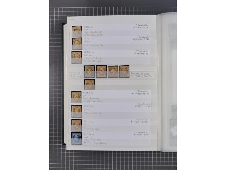 1800/1980(ca.), reichhaltige gestempelte Partie mit Marken und vielen Briefen (meist bis 1900) in 7 Steckbüchern und 2 Ordner