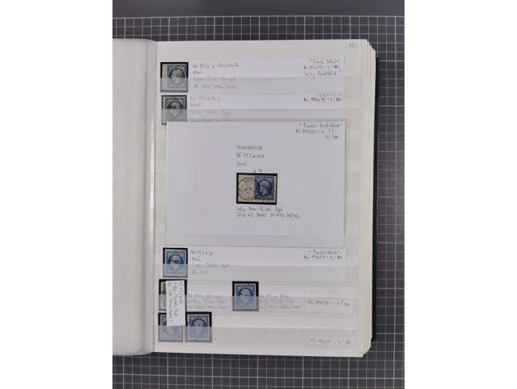 1800/1980(ca.), reichhaltige gestempelte Partie mit Marken und vielen Briefen (meist bis 1900) in 7 Steckbüchern und 2 Ordner