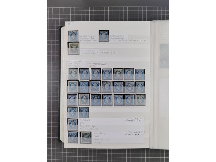 1800/1980(ca.), reichhaltige gestempelte Partie mit Marken und vielen Briefen (meist bis 1900) in 7 Steckbüchern und 2 Ordner