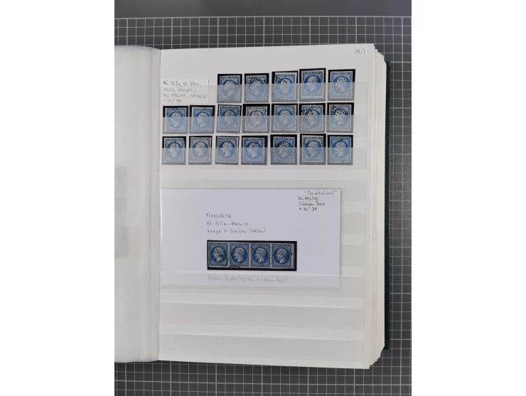 1800/1980(ca.), reichhaltige gestempelte Partie mit Marken und vielen Briefen (meist bis 1900) in 7 Steckbüchern und 2 Ordner