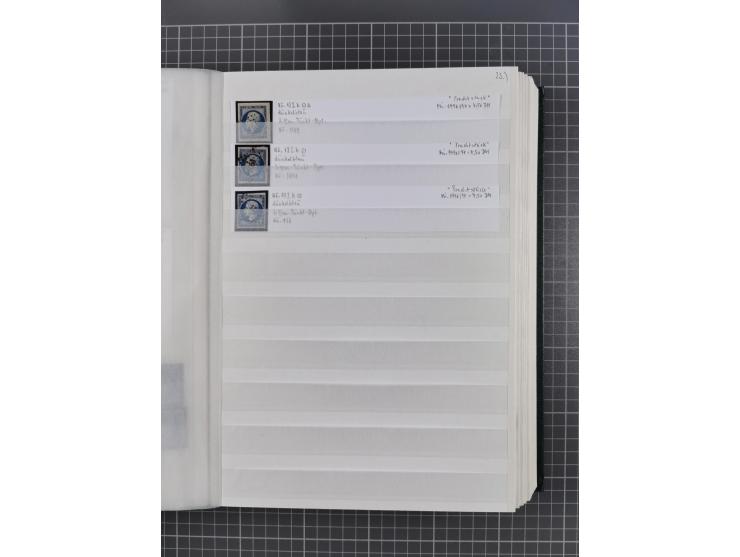 1800/1980(ca.), reichhaltige gestempelte Partie mit Marken und vielen Briefen (meist bis 1900) in 7 Steckbüchern und 2 Ordner