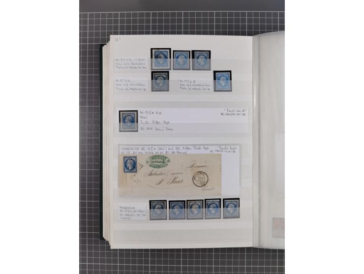 1800/1980(ca.), reichhaltige gestempelte Partie mit Marken und vielen Briefen (meist bis 1900) in 7 Steckbüchern und 2 Ordner