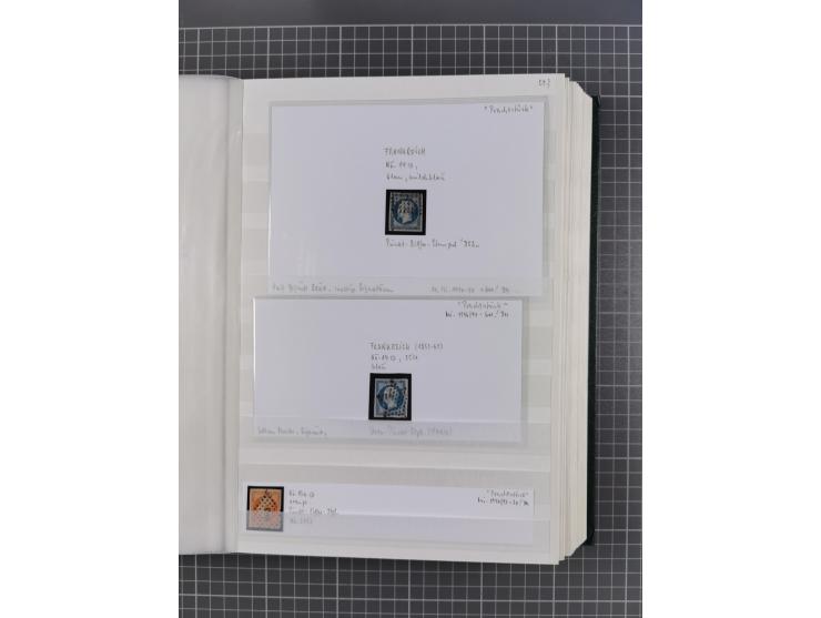 1800/1980(ca.), reichhaltige gestempelte Partie mit Marken und vielen Briefen (meist bis 1900) in 7 Steckbüchern und 2 Ordner